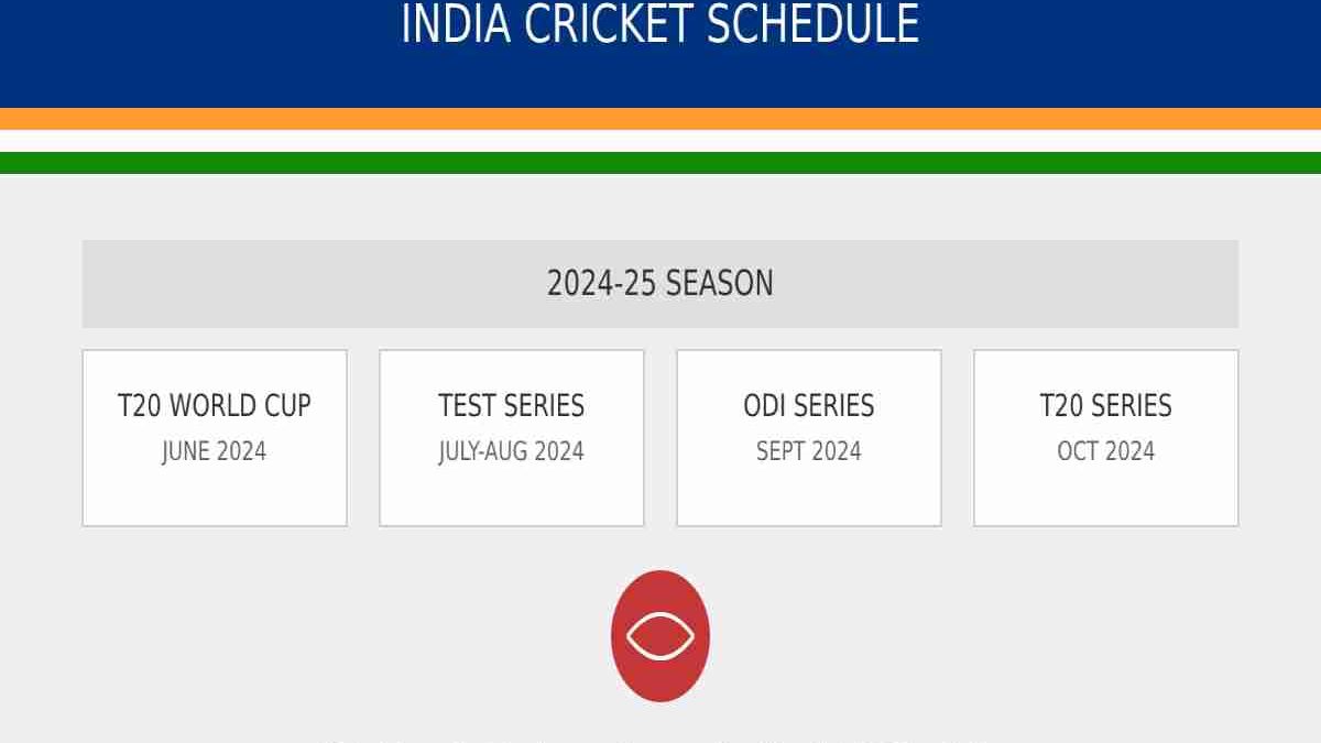 India Cricket Schedule: A Comprehensive Guide for 2024-25