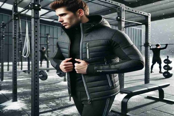 The Spark Shop Men Winter Jacket Sportswear Gym Fitness