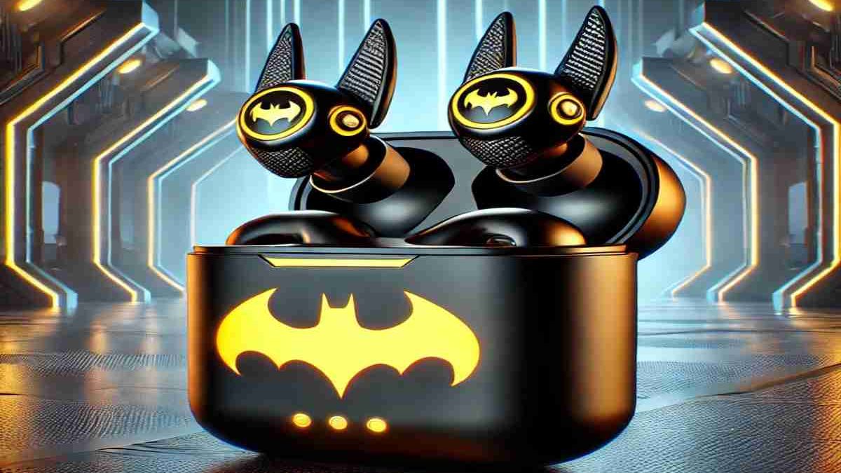 TheSpark Shop Batman Style Wireless Bluetooth Earbuds: The Ultimate Audio Gear for Batman Fans